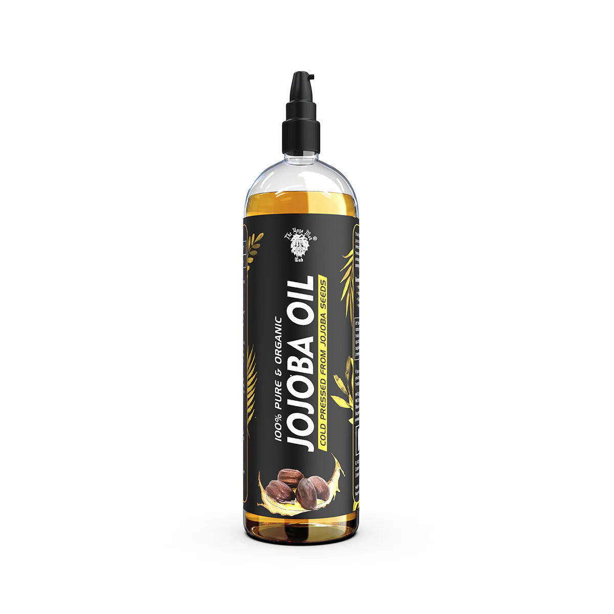 YogaManLab® Best Jojoba Oil 100% Pure & Organic Cold Pressed Oil | Promotes Hair Growth & Skin Moisturizing (200ml)