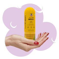 YogaManLab® AlgaeIQ Omega-3 with 800mg DHA | Plant Based, Vegan & Natural | For Improving Heart, Brain, Hair, Skin, Joint & Eye Health | Higest Absorption Formula | 30 Days Pack