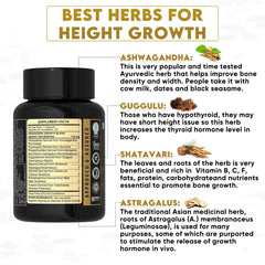 YogaManLab® Growth DNA - Ayurvedic Height Increaser Program | Growth Plate Activator | Guaranteed Results Formula | 100% Natural