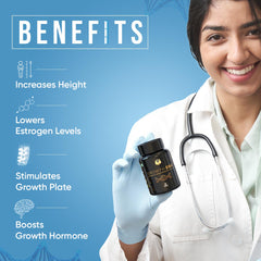YogaManLab® Growth DNA - Ayurvedic Height Increaser Program | Growth Plate Activator | Guaranteed Results Formula | 100% Natural