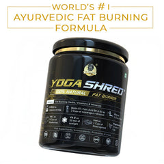 YogaManLab® YOGA SHRED - Burn Fat At-Home Ayurvedic Supplement Powder(Women) | Helps in Weight Loss & Boosting Energy | Ayurvedic & 100% Natural