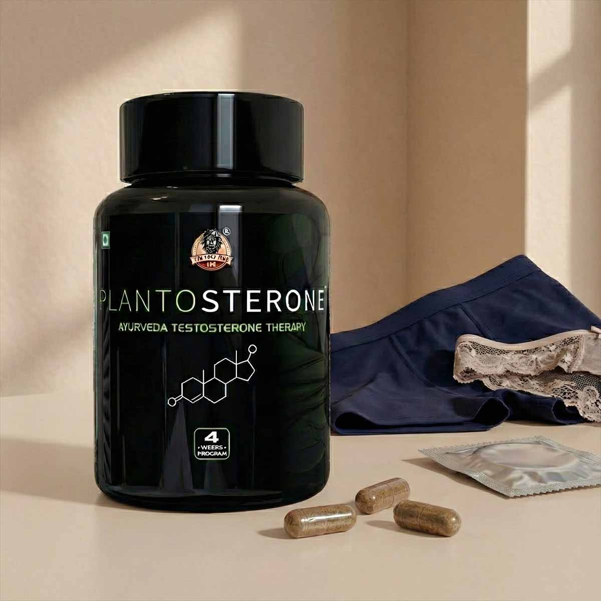 PLANTOSTERONE - Herbal Capsules - Male Drive & Libido Booster | Enhances Bedroom Performance | 100% Natural & Ayurvedic