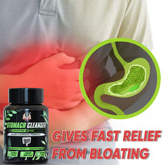 YogaManLab® Stomach Cleanser & Detox Capsules - Constipation Relief | 14-Days Detox Program To Remove Constipation & Toxins | 100% Natural with Probiotics