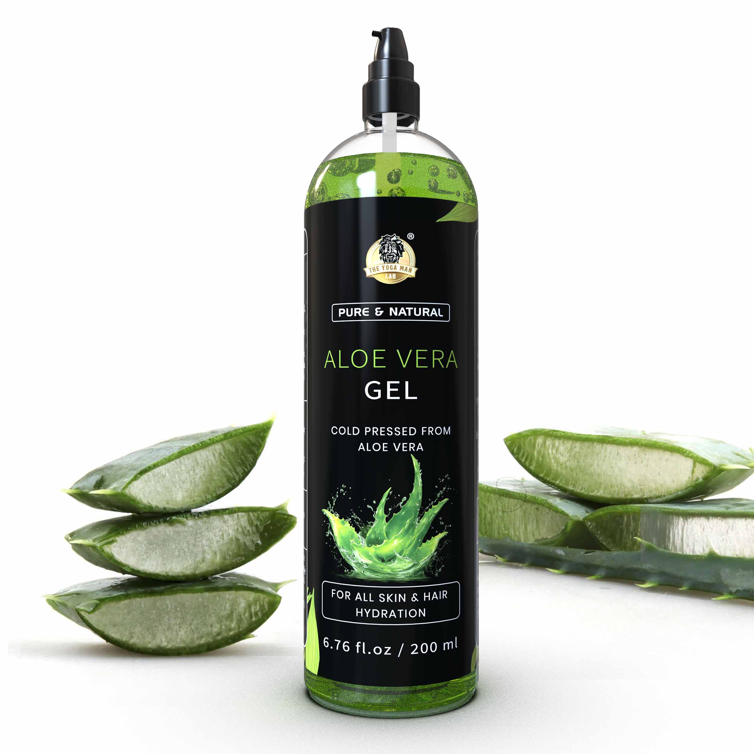 YogaManLab® Aloe Vera Gel – Skin & Hair Hydration Main image
