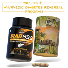 YogaManLab® DIAB 99.9 - Type-2 Extra Strength Ayurvedic Diabetes Medicine | 100% Natural