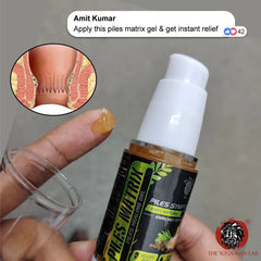 YogaManLab® PILES MATRIX - Ayurvedic Piles Healing Lepam | Relieves Itching, Inflammation & Lubricates Area | Made with 100% Natural Essential Oils