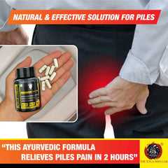 YogaManLab® PILES MATRIX Vein Restore Ayurvedic Medicine | Stops Bleeding, Relieves Pain & Itching | 100% Natural
