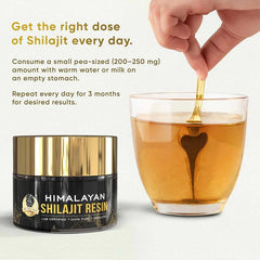 YogaManLab® Himalayan Shilajit Resin Gold Grade | High Fulvic Acid & 87 Trace Minerals | Lab Certified, 100% Natural | 20gm Pack