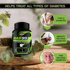 YogaManLab® DIAB 99.9+ Type-2 Diabetes Ayurvedic Medicine | 100% Natural