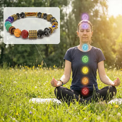 Ancient Yantra - Tiger Eye Stone Chakra Yantra - For Women