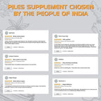 PILES MATRIX - RECTUM RESTORE Ayurvedic Supplement | Shrink Piles Lumps & Mass and Treats Constipation | 100% Natural
