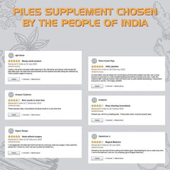 PILES MATRIX - RECTUM RESTORE Ayurvedic Supplement | Shrink Piles Lumps & Mass and Treats Constipation | 100% Natural