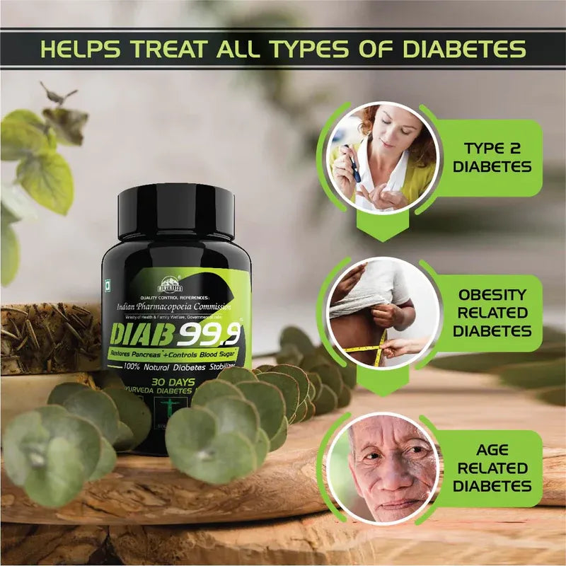 YogaManLab® Diab 99.9 Type-2 Ayurvedic Sugar Reversal Program | Get Free Doctor & Dietitian Reversal Consultation | 100% Natural