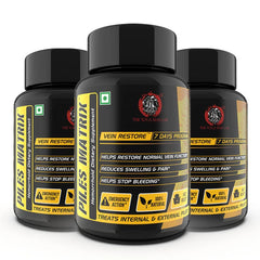 YogaManLab® PILES MATRIX Vein Restore Ayurvedic Medicine | Stops Bleeding, Relieves Pain & Itching | 100% Natural