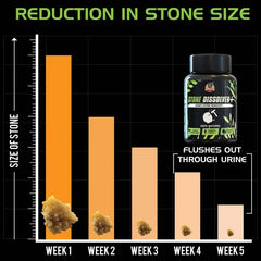 YogaManLab® STONE DISSOLVER+ - Stone Remover Ayurvedic Supplement | 100% Natural & Plant Based