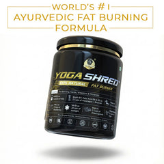 YogaManLab® YOGA SHRED - Burn Fat At-Home Ayurvedic Supplement Powder(Men) | Helps in Weight Loss & Boosting Energy | Ayurvedic & 100% Natural