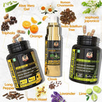 YogaManLab® PILES MATRIX - Ayurvedic Medicines for Piles Home Treatment | With Capsules, Lepam & Diet Booklet | Relives Pain & Itching, Shrinks Mass, & Treats Constipation | 100% Natural