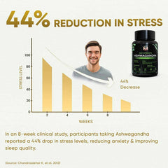 YogaManLab® Ashwagandha Tablets - 100% Lab Certified | Xtra Energy Booster & Stress Reliever - 30 Tablets