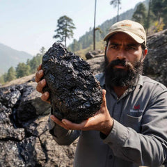 YogaManLab® Himalayan Shilajit Resin Gold Grade | High Fulvic Acid & 87 Trace Minerals | Lab Certified, 100% Natural | 20gm Pack