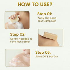 YogaManLab® Glutathione Skin Whitening Kojic Acid Soap | Makes Skin Bright & Glowing | Glutathione, Chandan, Haldi, Kesar, Sandal Wood and Saffron Soap | For Men & Women Skin