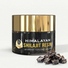 YogaManLab® Himalayan Shilajit Resin Gold Grade | High Fulvic Acid & 87 Trace Minerals | Lab Certified, 100% Natural | 20gm Pack