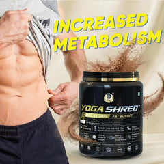 YogaManLab® YOGA SHRED - Burn Fat At-Home Ayurvedic Supplement Powder(Men) | Helps in Weight Loss & Boosting Energy | Ayurvedic & 100% Natural