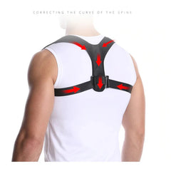 YogaManLab® Posture Corrector Belt - Back Pain, Hips Pain, Sciatica Pain - Corrects Hump Back