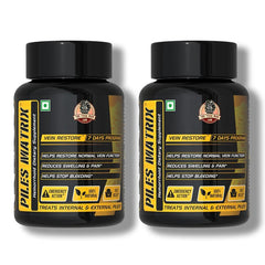 YogaManLab® PILES MATRIX Vein Restore Ayurvedic Medicine | Stops Bleeding, Relieves Pain & Itching | 100% Natural