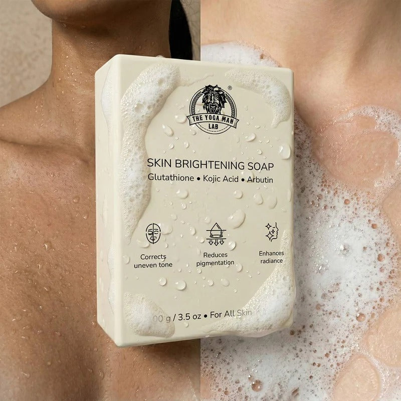 YogaManLab® Glutathione Skin Whitening Kojic Acid Soap