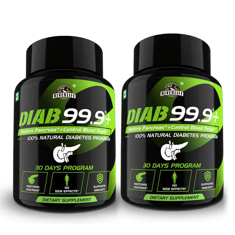 YogaManLab® DIAB 99.9+ Type-2 Diabetes Ayurvedic Medicine | 100% Natural