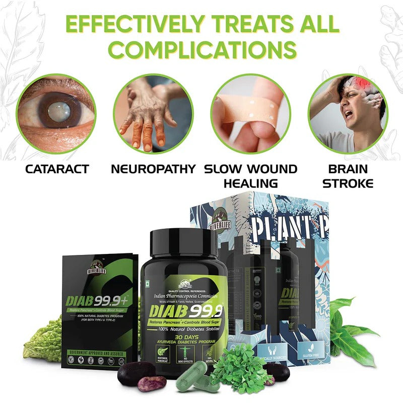 YogaManLab® Diab 99.9 Type-2 Ayurvedic Sugar Reversal Program | Get Free Doctor & Dietitian Reversal Consultation | 100% Natural