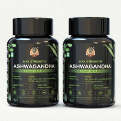 YogaManLab® Ashwagandha Tablets - 100% Lab Certified | Xtra Energy Booster & Stress Reliever - 30 Tablets
