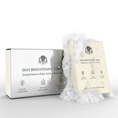 YogaManLab® Glutathione Skin Whitening Kojic Acid Soap | Makes Skin Bright & Glowing | Glutathione, Chandan, Haldi, Kesar, Sandal Wood and Saffron Soap | For Men & Women Skin