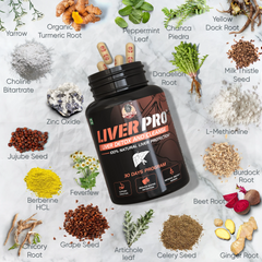 YogaManLab® Liver Pro - Fatty Liver Ayurvedic Supplement | Helps Restore Liver Health & Remove Toxins | 100% Natural & Ayurvedic | 28 Days Program