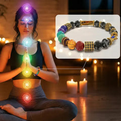 Ancient Yantra - Tiger Eye Stone Chakra Yantra - For Women