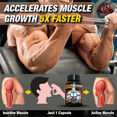 YogaManLab® PLANTOSTERONE - Ayurvedic Muscle Builder & Testosterone Booster | Helps Increase Muscle Size & Body Weight| 100% Natural