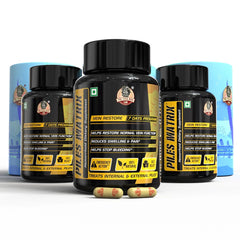 YogaManLab® PILES MATRIX Vein Restore Ayurvedic Medicine | Stops Bleeding, Relieves Pain & Itching | 100% Natural