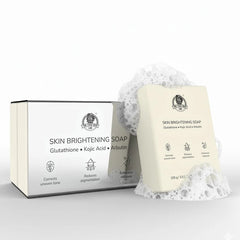 YogaManLab® Glutathione Skin Whitening Kojic Acid Soap | Makes Skin Bright & Glowing | Glutathione, Chandan, Haldi, Kesar, Sandal Wood and Saffron Soap | For Men & Women Skin