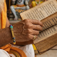 Ancient Yantra - Tiger Eye Stone Chakra Yantra - For Women