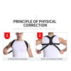 YogaManLab® Posture Corrector Belt - Back Pain, Hips Pain, Sciatica Pain - Corrects Hump Back