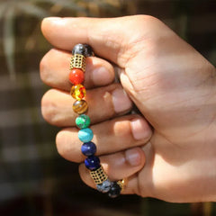 Ancient Yantra - Tiger Eye Stone Chakra Yantra - For Women