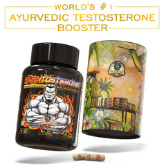 YogaManLab® PLANTOSTERONE - Ayurvedic Muscle Builder & Testosterone Booster | Helps Increase Muscle Size & Body Weight| 100% Natural