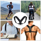 YogaManLab® Posture Corrector Belt - Back Pain, Hips Pain, Sciatica Pain - Corrects Hump Back