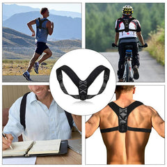 YogaManLab® Posture Corrector Belt - Back Pain, Hips Pain, Sciatica Pain - Corrects Hump Back