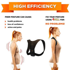 YogaManLab® Posture Corrector Belt - Back Pain, Hips Pain, Sciatica Pain - Corrects Hump Back