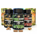 YogaManLab® STOMACH CLEANSER KIT- Extreme Purge + Intestine Detox + Daily Fiber Cleanse (3 Ayurvedic Supplements) | Probiotic Soluble Fiber Formula For Smooth Bowel Movement | 100% Natural