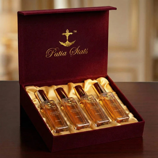 Patia Stats® Intimacy Pheromones Perfume for Men | 4 Signature Scents | Attraction DNA-Infused Eau de Parfum