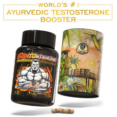 YogaManLab® PLANTOSTERONE - Ayurvedic Muscle Builder & Testosterone Booster | Helps Increase Muscle Size & Body Weight| 100% Natural