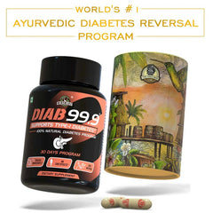 YogaManLab® DIAB 99.9 Type-1 Sugar Ayurvedic Supplement | For Natural Pancreatic Secretion & Side-Effect Prevention | 100% Natural