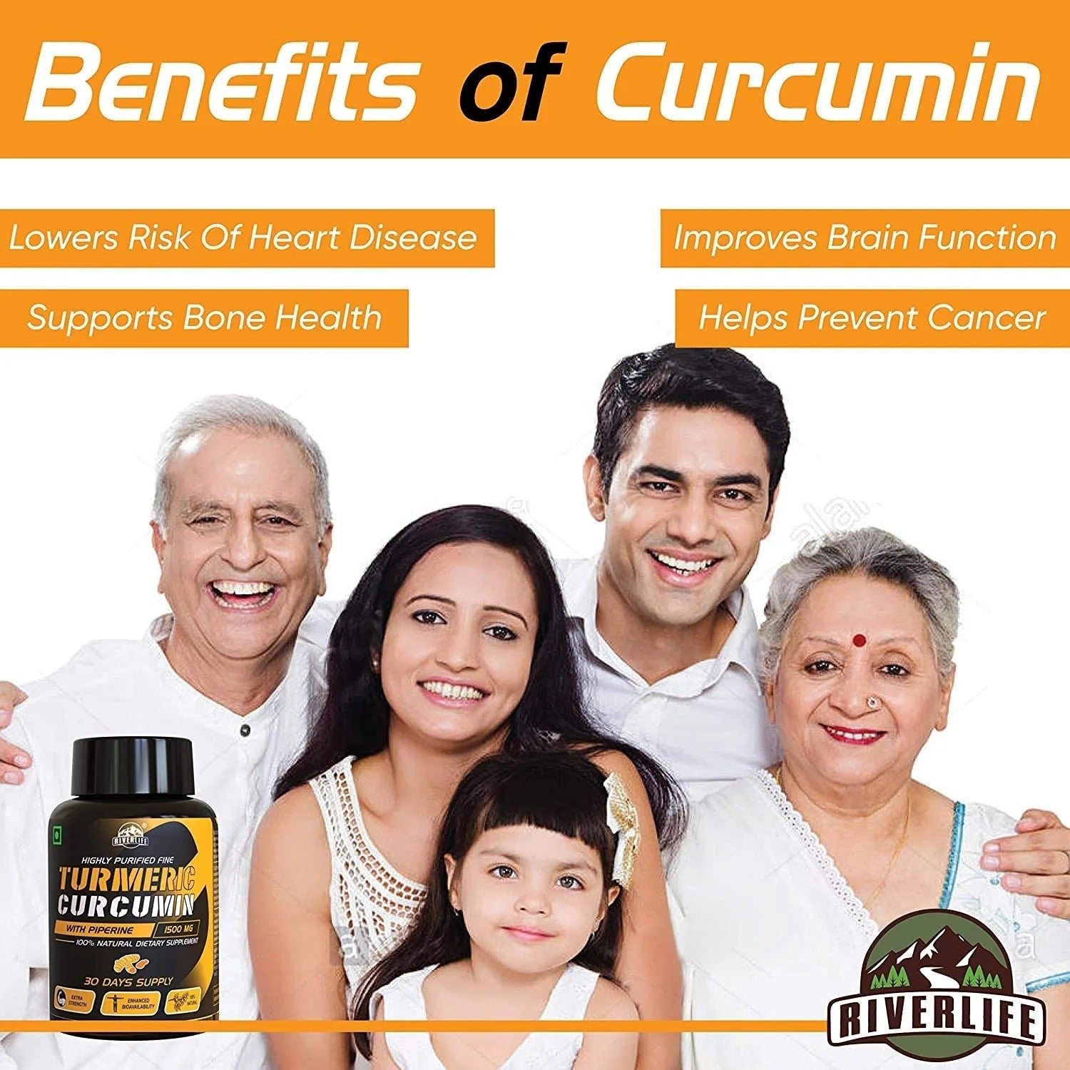 YogaManLab® Ayurvedic Turmeric Curcumin With Raw Turmeric, 95% Curcuminoids and Black Pepper | For Joint & Healthy Inflammatory Support | 100% Natural & Indian